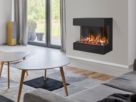 Mounted electric fire