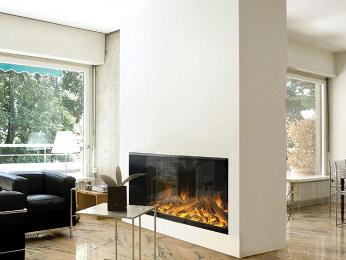 Built-in LED fireplace